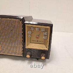 Horloge radio Vintage GE General Electric Modèle Rare 580 Musaphonic