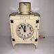 Horloge Réfrigérateur Ge Des Années 1930 Vintage Telechron Avec Peinture D'origine En état De Marche