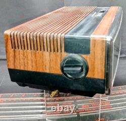 Horloge-réveil radio Flip Vintage GE General Electric 1984 7-4305F FONCTIONNELLE