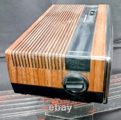 Horloge-réveil radio Flip Vintage GE General Electric 1984 7-4305F FONCTIONNELLE