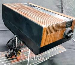 Horloge-réveil radio Flip Vintage GE General Electric 1984 7-4305F FONCTIONNELLE