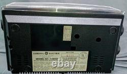 Horloge-réveil radio Flip Vintage GE General Electric 1984 7-4305F FONCTIONNELLE