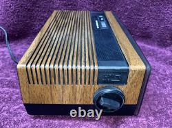 Horloge-réveil radio flip vintage General Electric 1984 7-4305D EN EXCELLENT ÉTAT