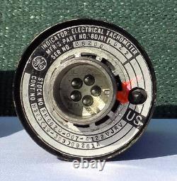 Indicateur de tachymètre général électrique vintage 8DJ81 (objet de collection)