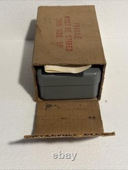 Interrupteur de minuterie de contrôle 24 heures GE General Electric CR121AA01 Vintage SPST avec boîte