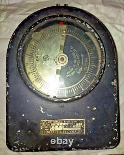 Interrupteur horaire automatique General Electric type T-801 vintage vers 1930