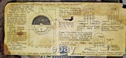 Interrupteur horaire automatique General Electric type T-801 vintage vers 1930