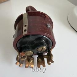 Interrupteur vintage General Electric GE 30A 250V 50A 125VAC bouton 2231598 cadran de chauffage