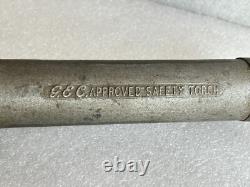 LAMPE DE MINER DE LA GÉNÉRATION GÉNÉRALE ÉLECTRIQUE DES ANNÉES 1950 / TORCHE ÉLECTRIQUE G. E. C. BREVET BRITANNIQUE