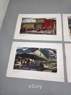La vie à Vanport, estampes d’art vintage vers 1944, Portland General Electric