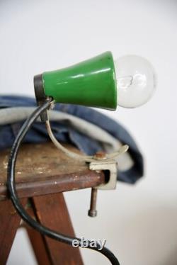 Lampe de bureau de dessin industriel vintage General Electric pour établi