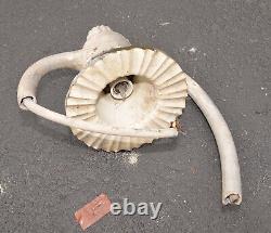 Lampe de rue General Electric abat-jour en céramique vintage pièces de collection GE L3