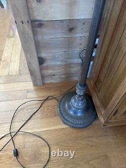 Lampe de sol steampunk industrielle General Electric vintage WAOUH