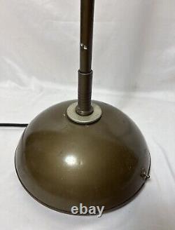 Lampe de sol vintage rare General Electric Sun Lamp LM4 avec bras de pont réglable