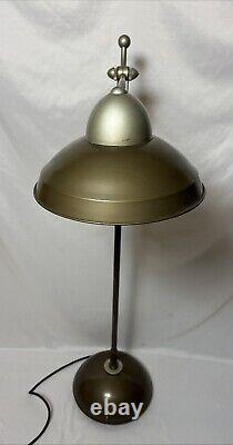 Lampe de sol vintage rare General Electric Sun Lamp LM4 avec bras de pont réglable