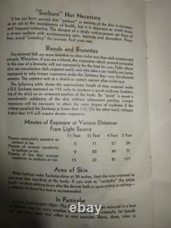 Lampe de soleil générale électrique vintage modèle sur pied type B