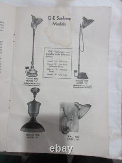 Lampe de soleil générale électrique vintage modèle sur pied type B