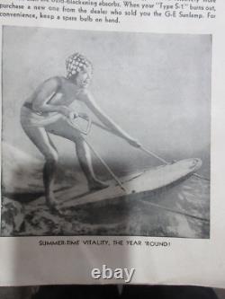 Lampe de soleil générale électrique vintage modèle sur pied type B