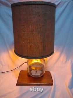 Lampe de table vintage avec compteur d'électricité General Electric à lire