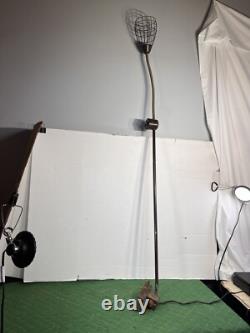 Lampe solaire vintage General Electric SUNLAMP originale avec pince industrielle sous le lit