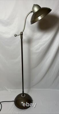 Lampe sur pied médicale vintage rare General Electric Sun Lamp LM4 à bras réglable