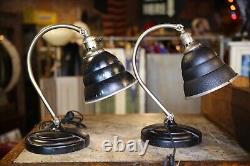 Lampes de bureau anciennes General Electric, lumière de dessin, époque industrielle, vintage 2