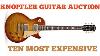 Les Dix Guitares Les Plus Chères De La Vente Aux Enchères De Guitares De Mark Knopfler