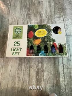 Lisez ! Deux ensembles de lumières de Noël General Electric 25 vintage