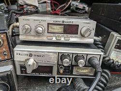 Lot Of 8 Vintage Sharp Et General Electric Ge Cb Radios