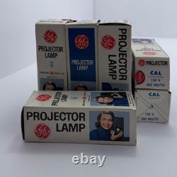 Lot de 10 lampes de projecteur GE CAL 120 V 300 W NOS vintage General Electric