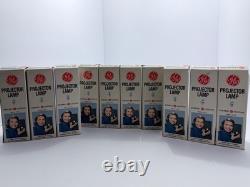 Lot de 10 lampes de projecteur GE CAL 120 V 300 W NOS vintage General Electric