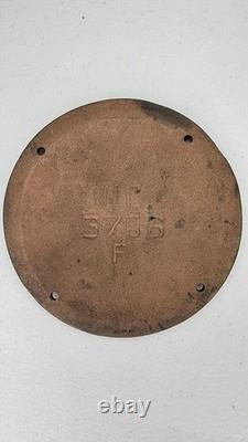 Lot de 2 insignes en métal GE Plaque de machine General Electric 3,5 pouces