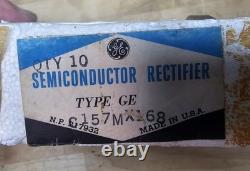 Lot de 9 ! Redresseur à semi-conducteurs vintage General Electric GE C157MX168 80 en boîte