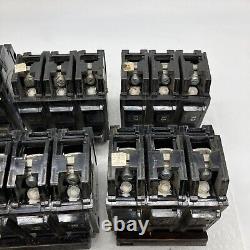 Lot de 9 disjoncteurs vintage General Electric HI-Q Type THQB32020 THQB