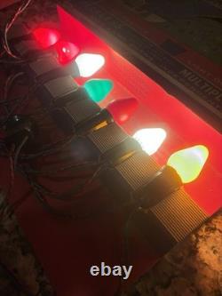 Lumières de Noël Mazda Vintage Antiques Peerless General Electric des années 1930 - Boîte de travail