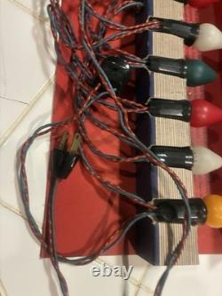 Lumières de Noël Mazda Vintage Antiques Peerless General Electric des années 1930 - Boîte de travail