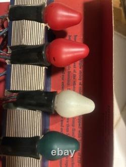 Lumières de Noël Mazda Vintage Antiques Peerless General Electric des années 1930 - Boîte de travail