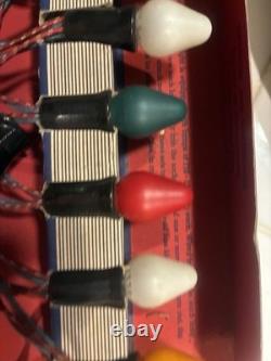 Lumières de Noël Mazda Vintage Antiques Peerless General Electric des années 1930 - Boîte de travail