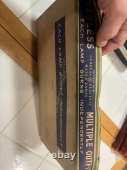 Lumières de Noël Mazda Vintage Antiques Peerless General Electric des années 1930 - Boîte de travail