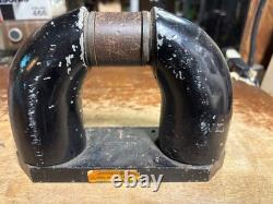 MAGNETRON MAGNET MILITAIRE DE GENERAL ELECTRIC DE L'ÉPOQUE WWII YOKE DE RADAR ANTIQUE