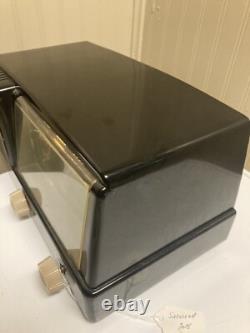 MCM VTG General Electric GE AM Radio à Tubes en Bakélite Modèle # 412 Art Déco PROP