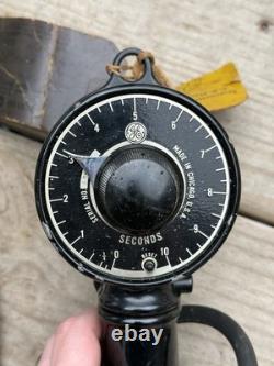 Machine à rayons X portable General Electric modèle F, style Seconde Guerre mondiale, vintage 1935
