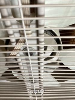 Mcm GE Ventilateur en Métal Vintage Boîte General Electric 3 Vitesses 5 Lames Années 1950 30