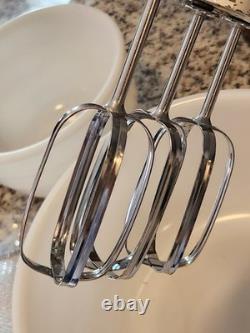 Mélangeur sur socle électrique General Electric Triple Whip 3 fouets avec 2 bols