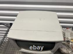 Moniteur CRT Général Électrique Vintage 12 avec Système de Sécurité Domestique CCTV 2 Caméras N&B CRT