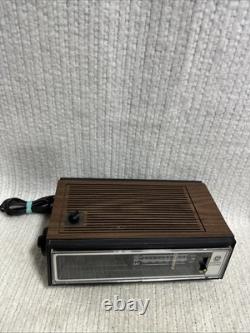 Montre Flip Vintage GE General Electric 7-4410C Radio AM FM État MINT