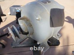 Moteur à courant alternatif General Electric modèle 26136 1/4 HP vintage, en état de marche, voir vidéo
