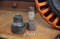 Moteur de ventilateur de plafond général électrique antique, restauration de pièces vintage en fonte