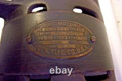 Moteur monophasé de type AR Vintage General Electric Westinghouse