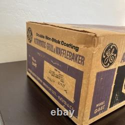 NEUF DANS LA BOÎTE ? Gaufrier GE G44T VINTAGE DES ANNÉES 1970 FABRIQUÉ AUX ÉTATS-UNIS